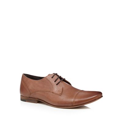 Red Herring Tan leather toe cap lace up shoes